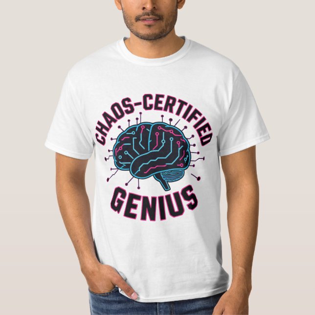 Camiseta Chaos Certified Genius  (Frente)
