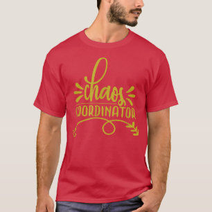 Camiseta Chaos Co Ordinator Wedding Planner Bride E Groom