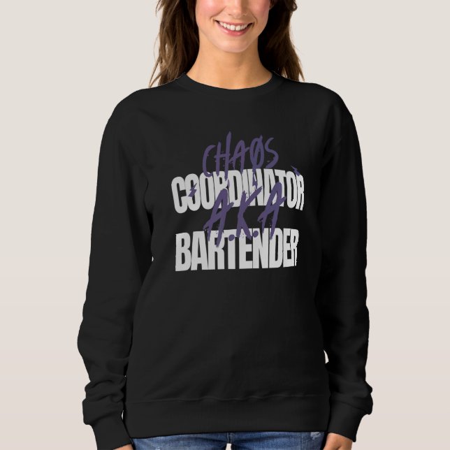 Camiseta Chaos Coordinator A K A Bartender (Frente)