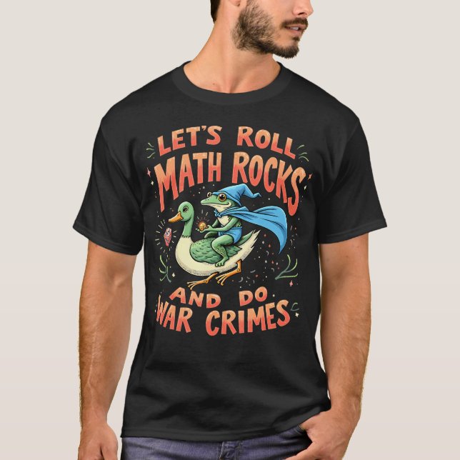 Camiseta Chaos Roll Frog Wizard Math Rocks Tabletop Meme De (Frente)