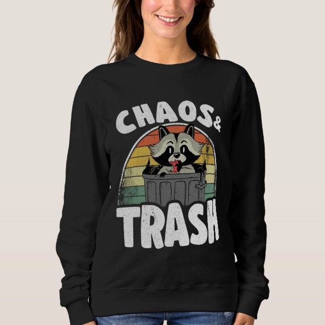 Camiseta Chaos & Trash Garbage Panda  Raccoon  3 (Frente)