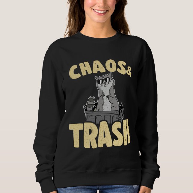 Camiseta Chaos & Trash Garbage Panda Raccoon 5 (Frente)