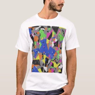 Camiseta Chaotic Anti-Design Poster | Overlapping Abstract