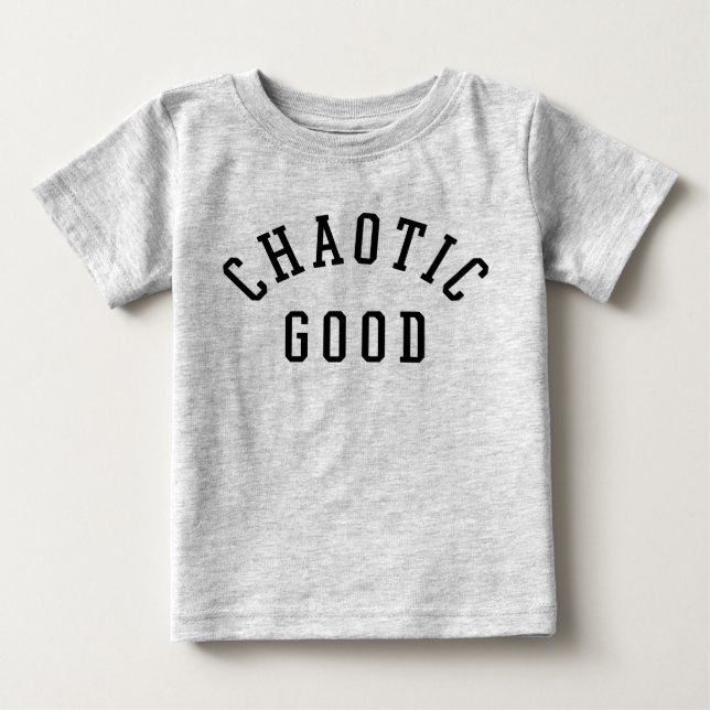 Camiseta Chaotic Good Crianças (Frente)