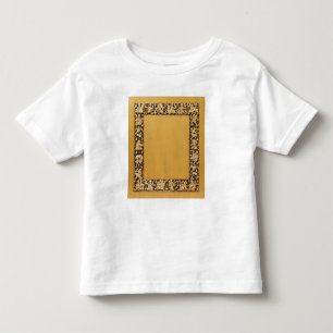 Camiseta Chapa cinzelada do marfim de Fatimid, Egipto
