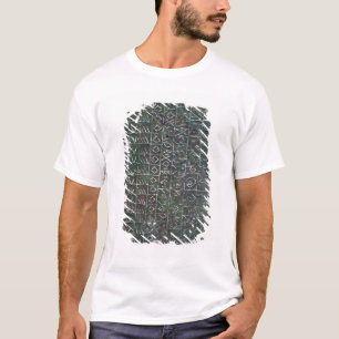 Camiseta Chapa votiva com uma inscrição venetic