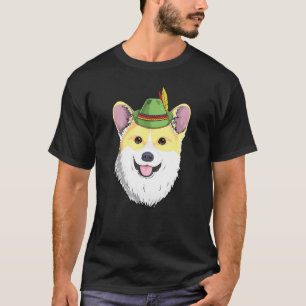 Camiseta Chapéu Alpino Bávaro Alemão Oktoberfest Cachorro C