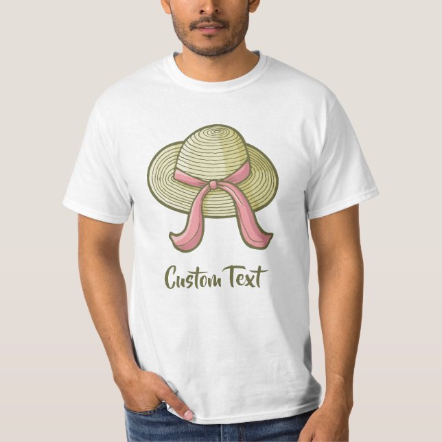 Camiseta Chapéu Amarelo de Palha (Frente)