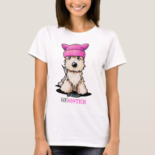 Camiseta Chapéu cor-de-rosa de KiniArt Terrier