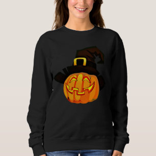 Camiseta Chapéu da Bruxa de Abóbora Minimalista