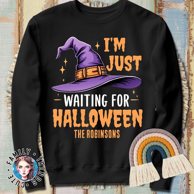 Camiseta Chapéu das Bruxas Esperando o Halloween (Criador carregado)