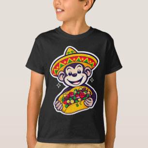 Camiseta Chapéu de abobrinha taco el squatcho divertido mex