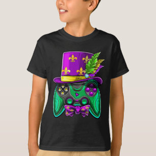 Camiseta Chapéu de Bobo do Controlador de Jogo de Vídeo do