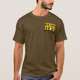 Camiseta Chapéu de bronze que fabrica cerveja o T longo da