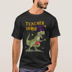 Camiseta Chapéu de bruxa do Dia das Bruxas Feliz do Profess