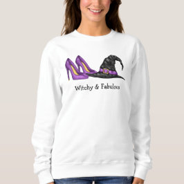 Camiseta Chapéu De Bruxa E Saltos Cute Halloween Bruxinha