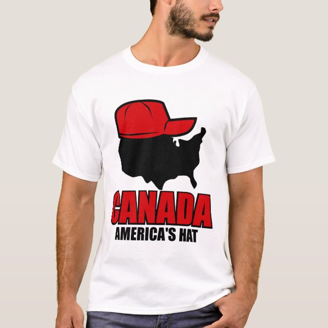 Camiseta Chapéu de Canadá Americas (Frente)
