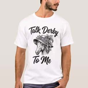 Camiseta Chapéu de Cavalo Derby Vintage Design Talk Derby T