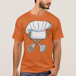 Camiseta Chapéu de chef com colher de Wooden