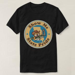 Camiseta Chapéu de Cowboy de Peixe-Gato Vintage Divertido M