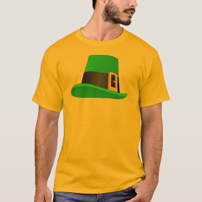Camiseta Chapéu de Leprechaun com Fivela (Frente)