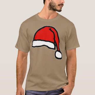 Camiseta Chapéu de Natal Para Papais noeis
