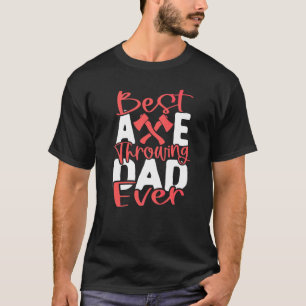 Camiseta Chapéu de Pai Lançador de Machado de Homem