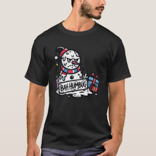 Camiseta Chapéu de Papai Noel Bah Humbug para Pessoas que O