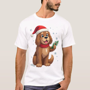 Camiseta Chapéu de Papai Noel de Terra Nova