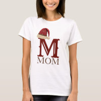 Chapéu de Papai Noel Ocidental Monograma Mamãe Nat