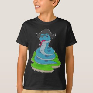 Camiseta Chapéu de Pirata Cobra Pirata