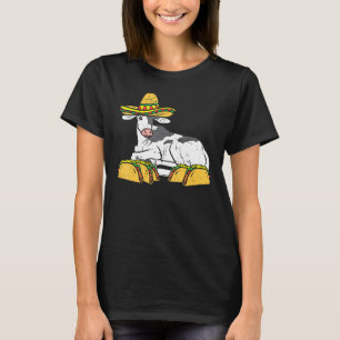 Camiseta Chapéu de Vaqueiro Mexicano Tacos Cinco De Mayo Fe