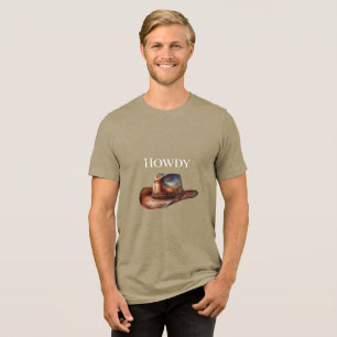 Camiseta Chapéu do Cowboy Brown Ocidental