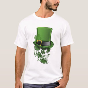 Camiseta Chapéu do Leprechaun do dia de Patricks do santo