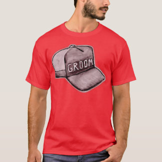 Camiseta Chapéu do Noivo Fofo Festa de Despedida de Solteir
