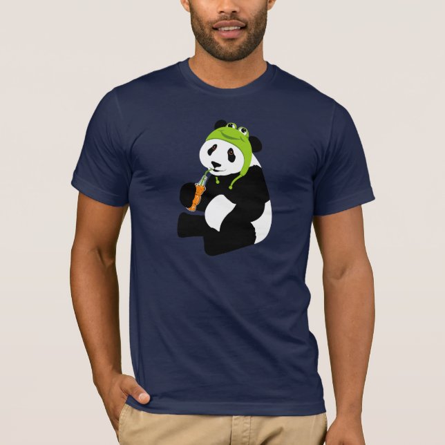 Camiseta Chapéu do sapo da panda (Frente)