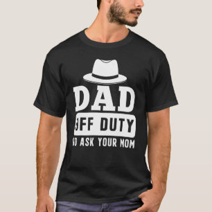 Camiseta Chapéu Masculino Pai Fora do Dever Vá Perguntar à