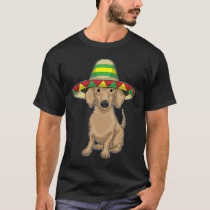 Camiseta Chapéu mexicano Dachshund