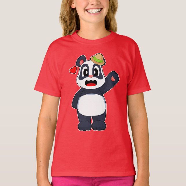 Camiseta Chapéu Panda (Frente)