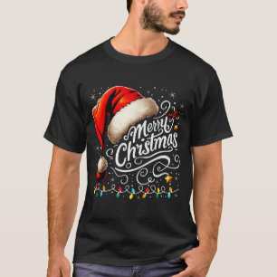Camiseta Chapéu Vermelho de Papai Noel Natal Correspondente