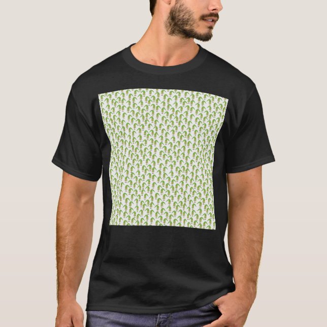 Camiseta Chapéus De Natal Verdes Para Ocasiões Especiais De (Frente)
