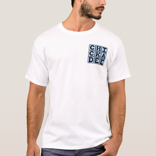 Camiseta Chapim-americano, Ave norte-americana (Frente)