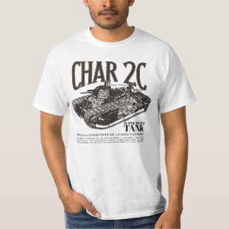 Camiseta CHAR 2C - WW1 French Heavy Tank