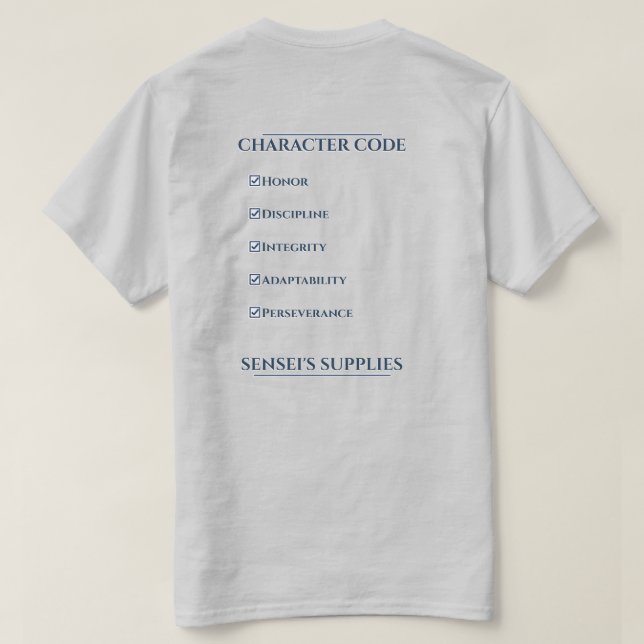 Camiseta Character Code (Verso do Design)