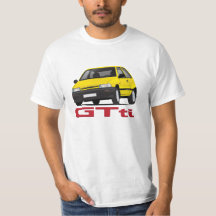 Charada GTti Turbo de Daihatsu, amarelo com o