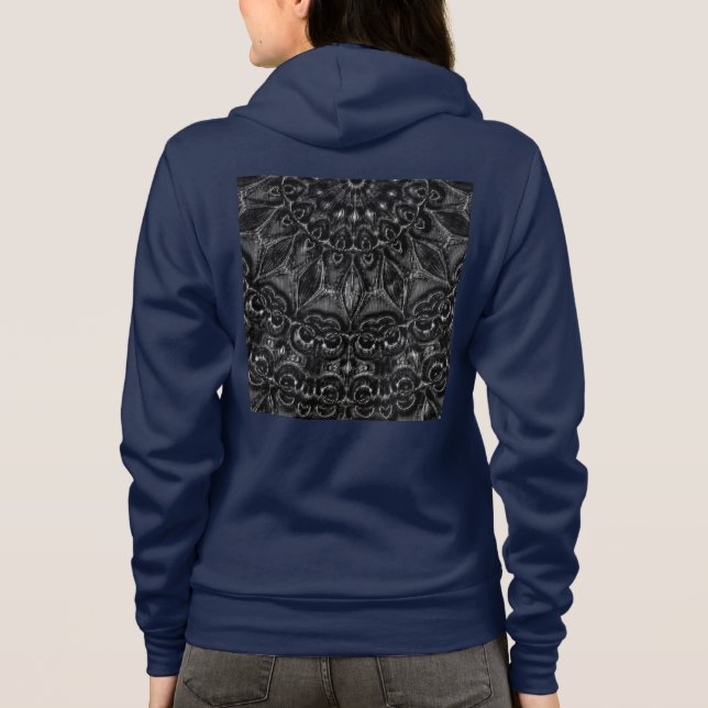 Camiseta Charcarvão Mandala Hoodie (Verso)