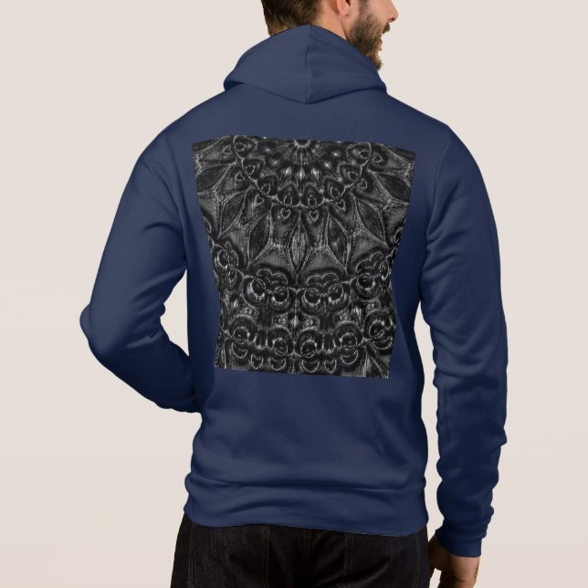Camiseta Charcarvão Mandala Hoodie (Verso)