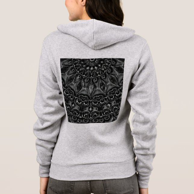 Camiseta Charcarvão Mandala Hoodie (Verso)