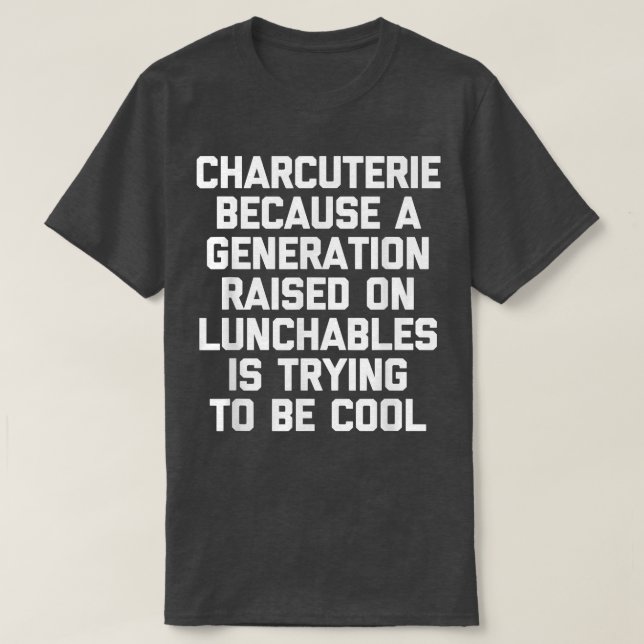 Camiseta Charcuterie (Frente do Design)