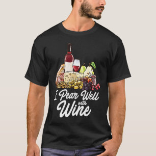 Camiseta Charcuterie Conselho Foodie Wine Pairing Pun